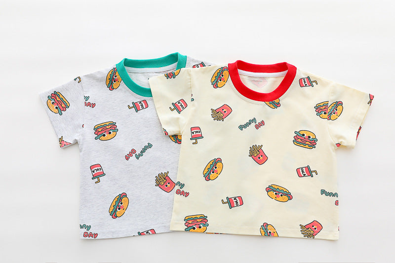 Hamburger Short Set