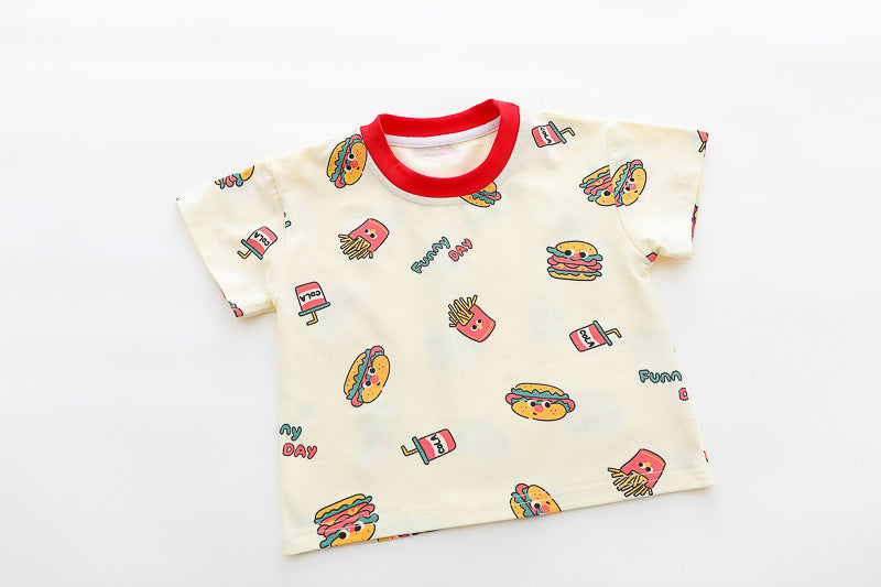 Hamburger Short Set