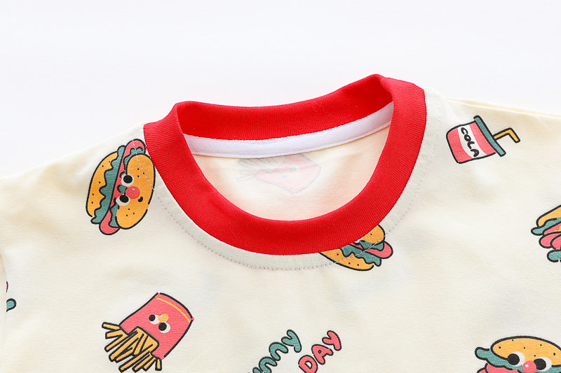 Hamburger Short Set
