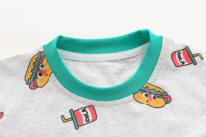 Hamburger Short Set