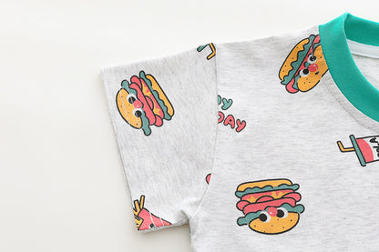 Hamburger Short Set