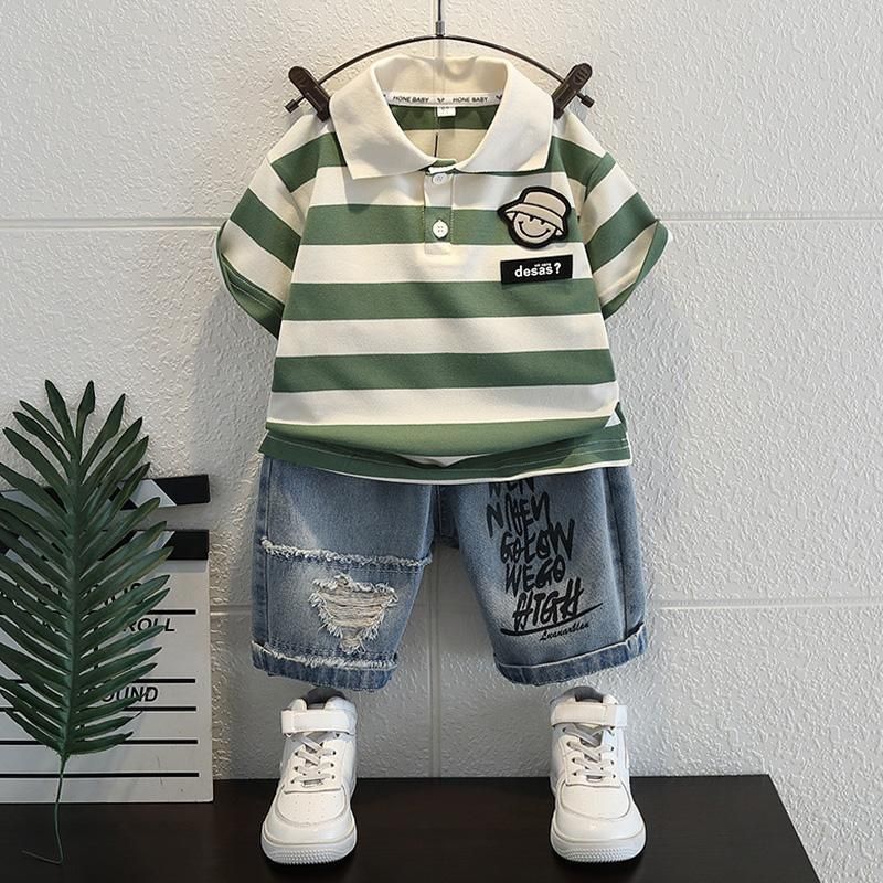 Monochrome Shorts Set