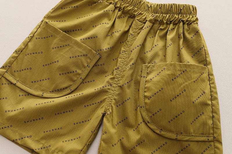 Shirt Matching Shorts Set