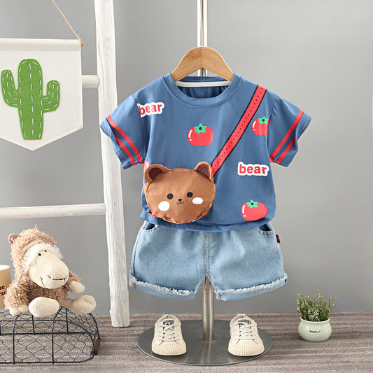 3D Animal Denim Set