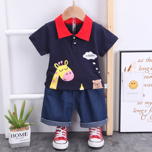 Giraffe Denim Set