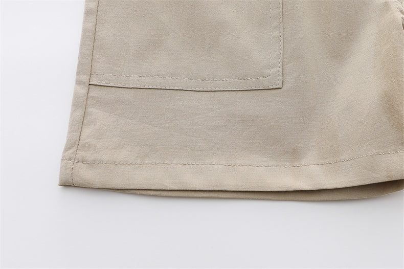 Stripped T-Shirt Shorts Set