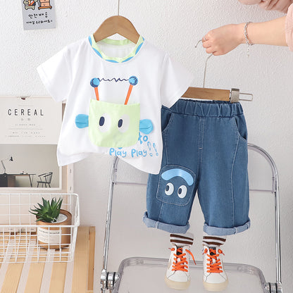 Tshirt Denim Set
