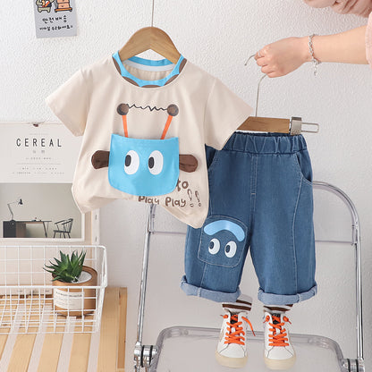 Tshirt Denim Set