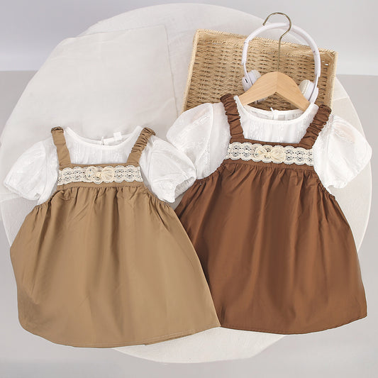 Ruched Strapped Dress