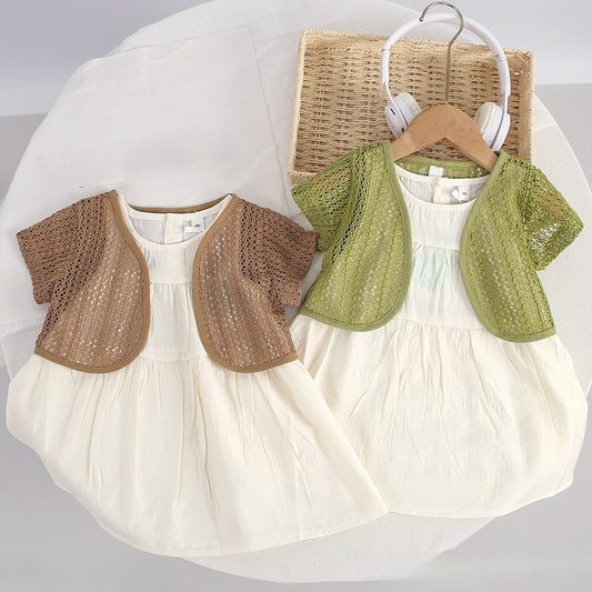 Crochet White Dress