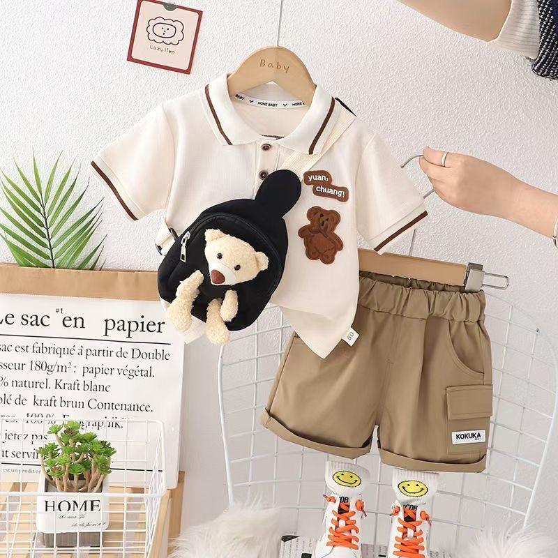Polo T-shirt Shorts Set