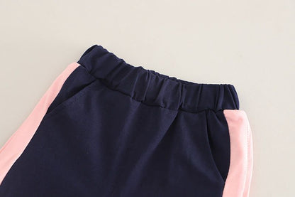 Bow Tshirt Shorts Set
