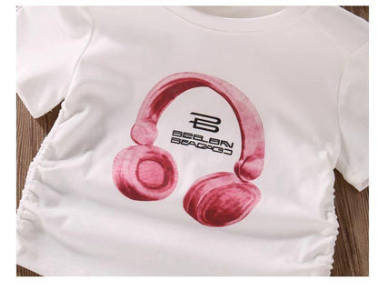 Headphones Tshirt Pant Set
