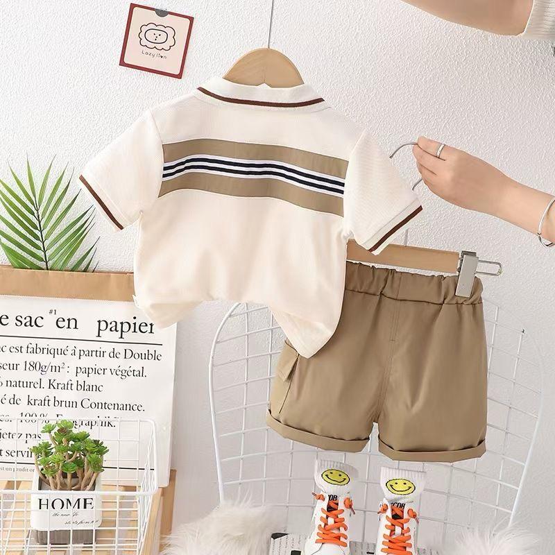 Polo T-shirt Shorts Set